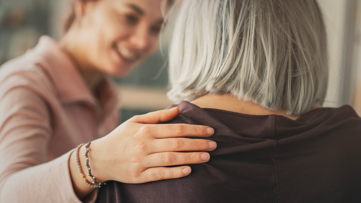 The comfort of her hand